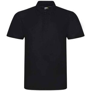 PRO RTX Mens Polyester Polo Shirt / Black